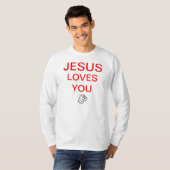 T-shirt Jésus vous aime (Devant entier)