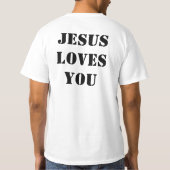 T-SHIRT JÉSUS VOUS AIME (Dos)