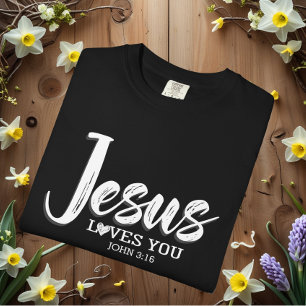 T-shirt Jésus Vous Aime Bible Motivationnelle