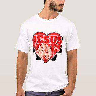T-shirt Jésus vous aime chrétien | Foi inspirante