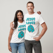 T-shirt Jésus vous aime Citation basée sur la foi Unisex (Unisexe)