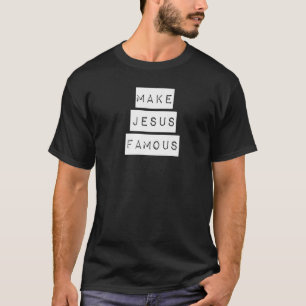 T-shirt Jésus Vous Aime Graphique Rétro Vintage pour Femme