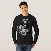 T-shirt Jesus With Lamb Christian God (Devant entier)
