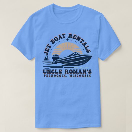 T-shirt Jet Boat Rental Oncle Roman (Design devant)
