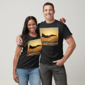 T-shirt Jet de la marine cool (Unisexe)