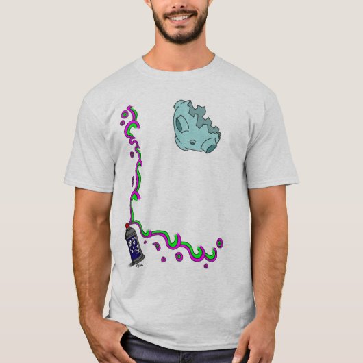 T-shirt Jet de lune (Devant)