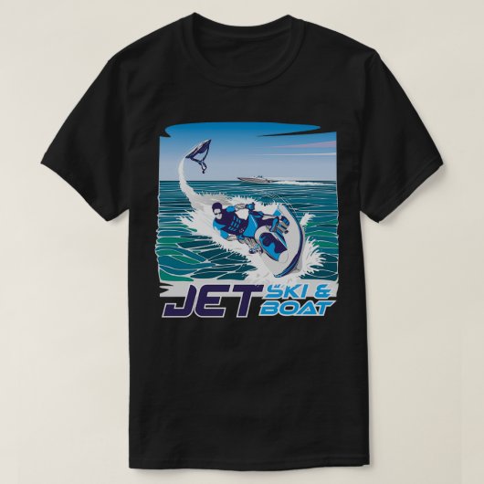 T-shirt Jet Ski et Jet Boat (Design devant)