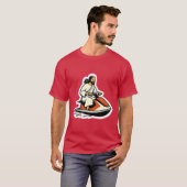 T-shirt Jet-ski Jesus (Devant entier)