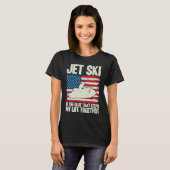 T-shirt Jet Ski Keeps My Life Together American Flag (Devant entier)