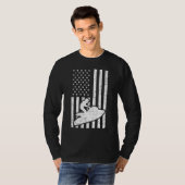T-shirt Jet Ski Us American Flag Jet Ski (Devant entier)