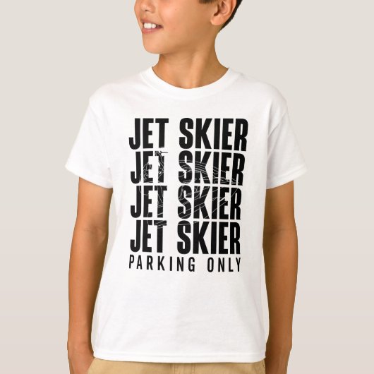 T-shirt Jet Skier Parking Seulement Jet Ski Jetski Jet Ski (Devant)