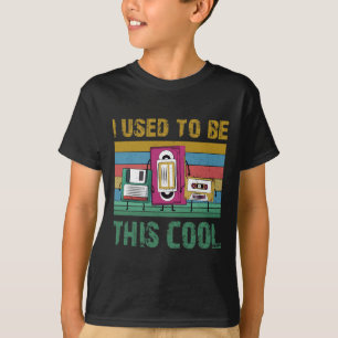 T-shirt J'Étais Cette vieille technologie Cool 90s Retro G