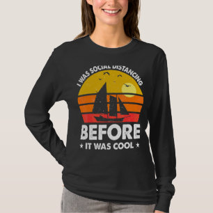 T-shirt J'Étais Distante Sociale Avant Qu'Il N'Y Ait De Co