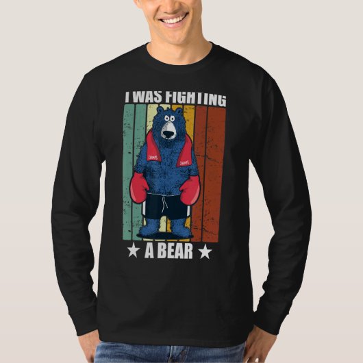 T-shirt J'Étais En Train De Combattre Un Ted De Récupérati (Devant)