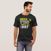 T-shirt J'Étais En Train De Faire Bouger Mon Chose Depuis  (Devant entier)