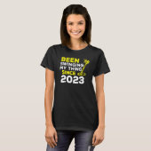 T-shirt J'Étais En Train De Faire Bouger Mon Chose Depuis  (Devant entier)