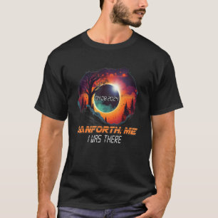 T-shirt J'étais là Éclipse solaire totale Danforth Maine M