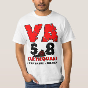 T-shirt J'étais là - le tremblement de terre de 5,8 la