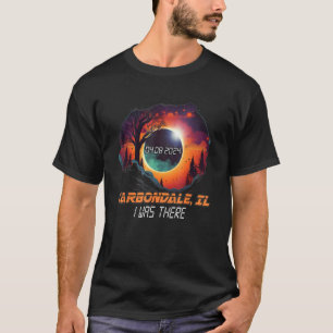 T-shirt J'Étais Là Total Solaire Eclipse Carbondale Illino