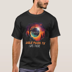 T-shirt J'Étais Là Total Solaire Eclipse Eagle Pass Texas