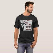 T-shirt j'étais le 100e mouton. (Devant entier)