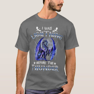 T-shirt J'étais Lightnings Beforehehunder Dragons Hommes F
