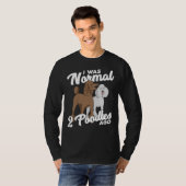 T-shirt J'Étais Normal Il Y A 2 Poodles (Devant entier)