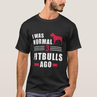 T-shirt J'Étais Normal Il Y A 3 Pits Bulles
