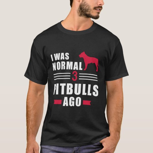 T-shirt J'Étais Normal Il Y A 3 Pits Bulles (Devant)