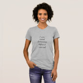 T-shirt J'étais socialement distante Fun Empath Introvert  (Devant entier)