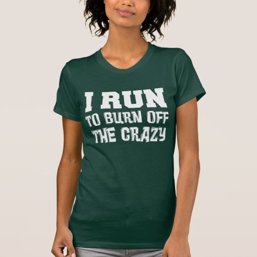 T-shirt J'Éteins Burn Crazy SUR SOMBRE (Devant)