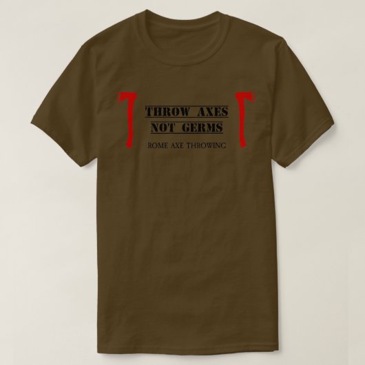 T-shirt Jeter Axes Pas Germes Masquer L'Ax Shoppe Classic (Design devant)