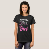 T-shirt Jeter Comme Une Fille Lumberer Hatchet Ax Jeter (Devant entier)