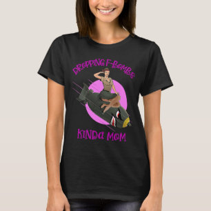 T-shirt JETER DES BOMBES KINDA MOM Womens