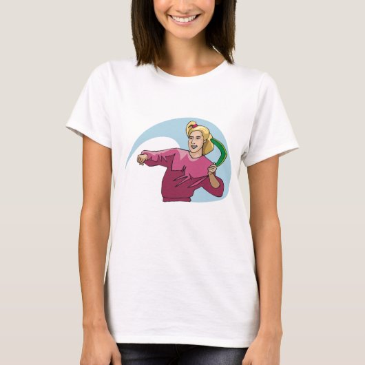 T-shirt Jeter Un Boomerang (Devant)
