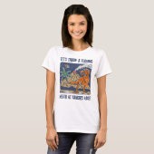 T-shirt Jeter Une Météor Flamant À La Leucémie Sensibilisa (Devant entier)