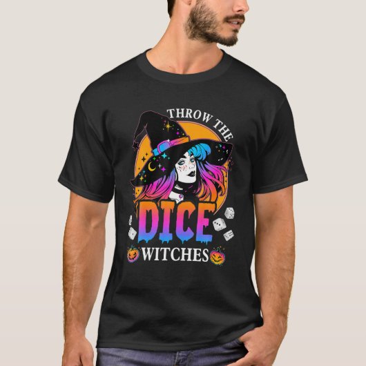 T-shirt Jetez Les Sorcières De Dice Bunco Bonne Fête D'Hal (Devant)