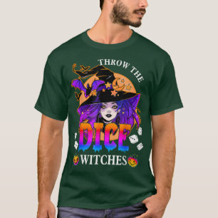 T-shirt Jetez Les Sorcières De Dice Bunco Bonne Fête D'Hal