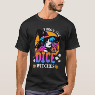 T-shirt Jetez Les Sorcières De Dice Bunco Bonne Fête D'Hal
