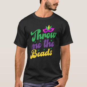 T-shirt Jetez-Moi Les Perles Mardi Gras 2023 Fête Carnaval