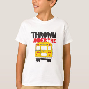 T-shirt Jetez sous le bus scolaire jaune