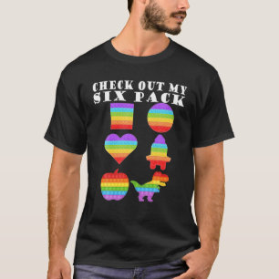 T-shirt Jetez Un Coup D'Oeil À Mon Six Pack Cool Fidget Po