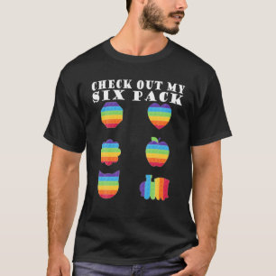 T-shirt Jetez Un Coup D'Oeil À Mon Six Pack Cool Fidget Po