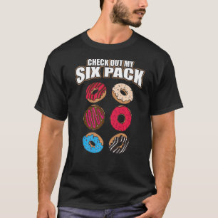 T-shirt Jetez un coup d'oeil à mon six pack Donuts Fitness