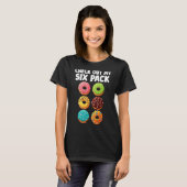 T-shirt Jetez Un Coup D'Oeil À Six Paquets Doughnut Hommes (Devant entier)