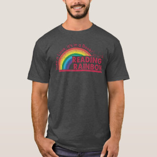 T-shirt Jetez un coup d'œil à un livre vintage lisant la b