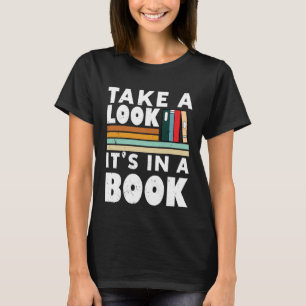 T-shirt Jetez Un Coup D'Oeil Dans Un Livre Lecture Bookwor