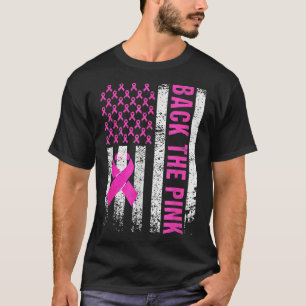T-shirt Jetez Un Drapeau De Sensibilisation Au Cancer Du S