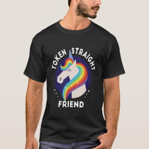 T-shirt Jeton ami droit Unicorn Queer Ally Gay Prid