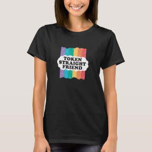 T-shirt Jeton Amie Droite Funny Slang Queer Ally Gay P